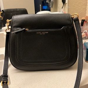 Vintage Marc Jacobs Black Leather Crossbody Bag